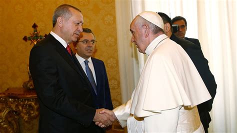 Cumhurbaşkanı Erdoğan, Papa ile Gazze’yi görüştü